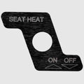 MasterCraft Boat Blank Switch Panel - Seat Heat Brushed Aluminum