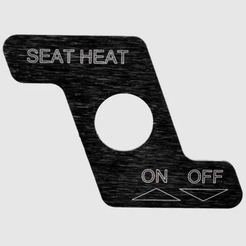 MasterCraft Boat Blank Switch Panel - Seat Heat Brushed Aluminum