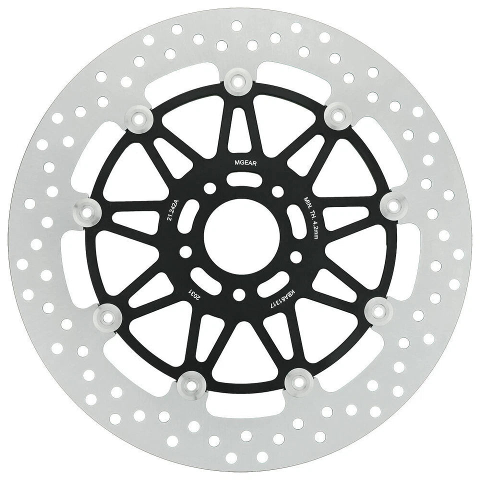 MG Front Right Brake Disc for KTM 690 Duke R ABS 2012-2017 (21-242-A-BK)