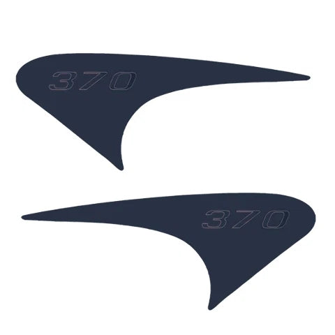 Chaparral Boat Hard Top Decal 14.00566 - Signature 370 Dark Blue (2PC)