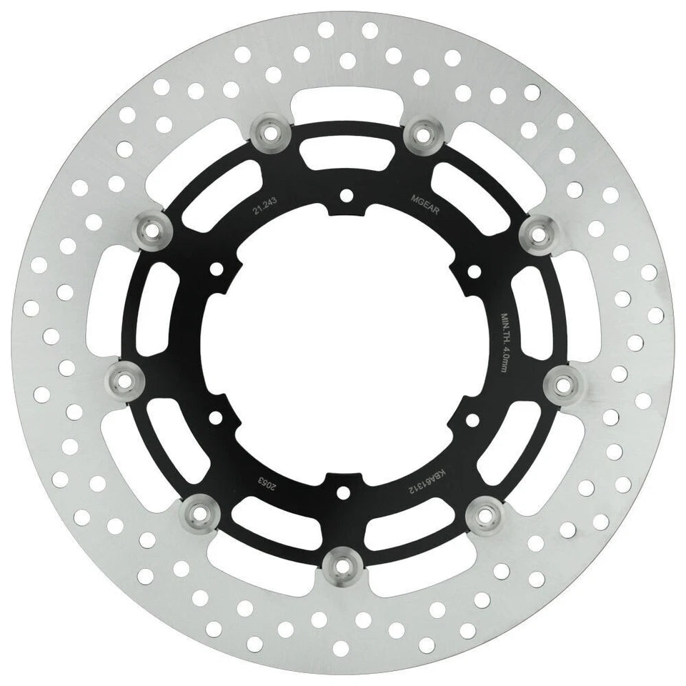 MG Front Left Brake Disc for KTM 690 SMC R ABS 2014-2023 (21-243-BK)