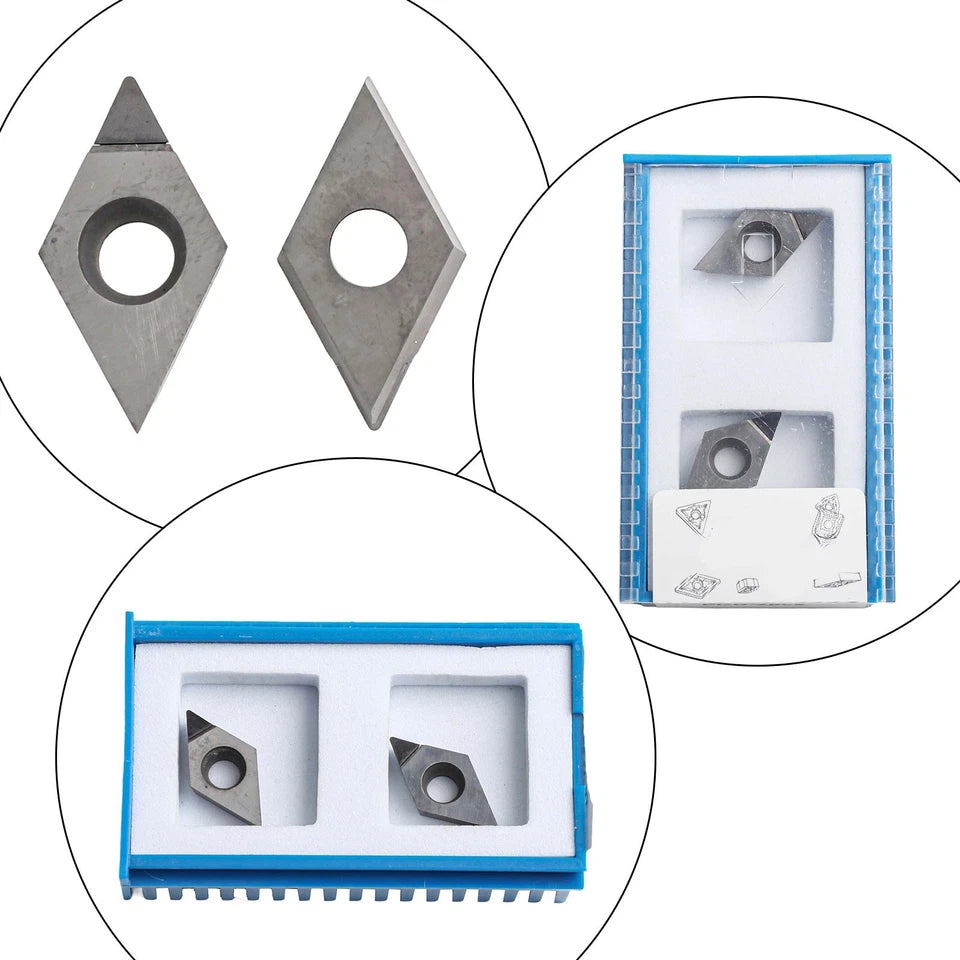 Cutting Tool DCGT11T304 PCD Inserts for 2 Pack for Non Metal Materials