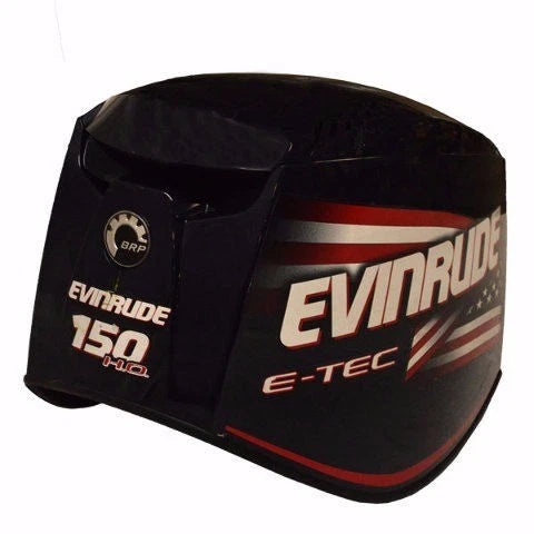 Evinrude 150 E-Tec Boat Motor Top Cowling 351800-351799 - Outboard