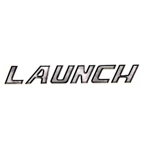 Supra Boat Raised Decal 109257 - Launch Gray Brushed Sticker