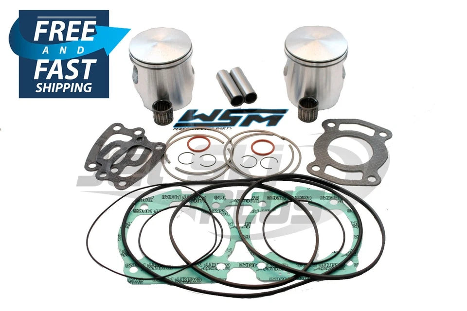 SeaDoo 650 WHT Top End Piston Rebuild Kit.25mm Ships from Midwest Fast Delivery