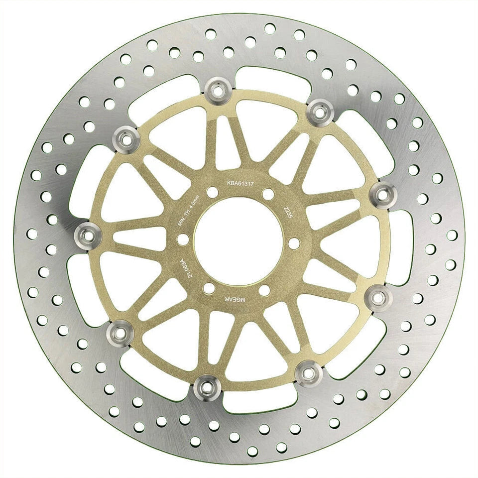 MG Front Left Brake Disc Aprilia Shiver 750 GT Non ABS 2009-2013 (21-069-A-GL)