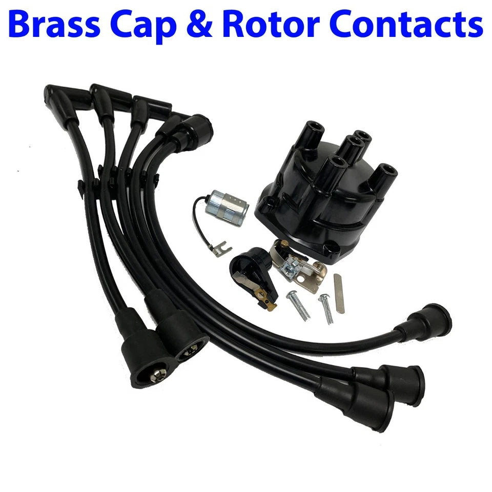 MerCruiser OMC Tune-Up Kit GM 2.5 3.0L Distributor Cap Rotor Points Plug Wires