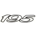 Tracker Boat Raised Decal 169159 - 195 TXW 18 X 4 Inch Black Silver