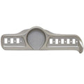 Stratos Boat Switch Panel Blank 7KE464 - Silver Plastic