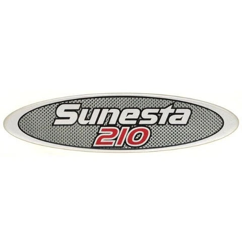 Chaparral Boat Raised Decal Sticker U5560-01 - Sunesta 210 Silver Red