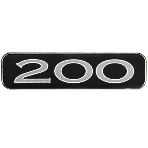 Ranger Boat Decal 7D020 - 200 Black Gray White Vinyl 5 1/4 Inch