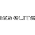 Ranger Boat Decal 7D198 - 183 ELITE Mirrored Silver Black 14 1/4 Inch