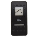 Carling Boat Rocker Switch Cover - ACC Black Actuator