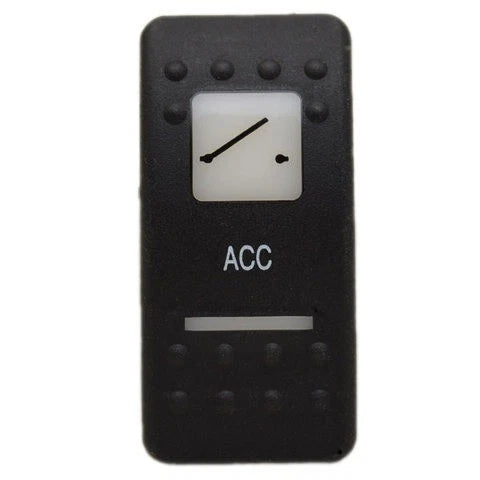 Carling Boat Rocker Switch Cover - ACC Black Actuator