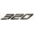 Crownline Boat Raised Decal 40718 - 9 3/4 X 2 Inch Silver
