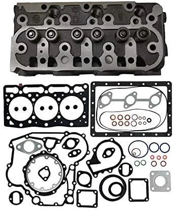 D1005 Complete Cylinder Head + Full Gasket Kit for Kubota B2100 B2301HSD B2320