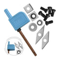 For Woodworking Tool Insert Set of 6 Carbide for Blades and Wrench