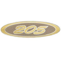 Crownline Boat Raised Decal 61369 - 205 Gold