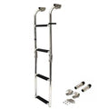 Springfield Boat Folding Ladder 1800722 - 4 Step 36 Inch Stainless