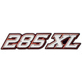 Stratos Boat Decal 7D035 - 2007 285 XL Black Red White 14 3/8 Inch