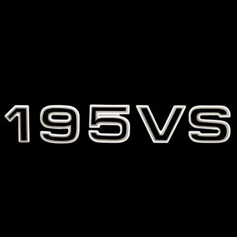 Ranger Boat Raised Model Decal 7604755 - 195 VS 9 X 1 1/2 Inch