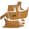 Larson Boat Non Skid Mats - LX 205 Teak Color (11 Pc Set)