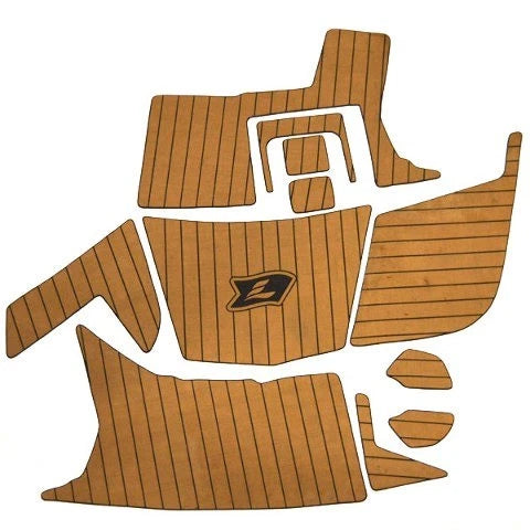 Larson Boat Non Skid Mats - LX 205 Teak Color (11 Pc Set)