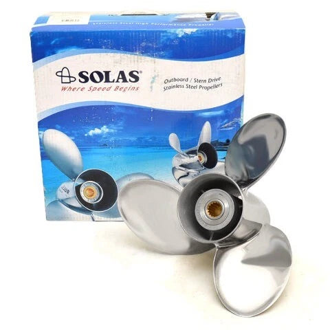 Solas Lexor Boat Propeller 2572-150-21 - Evinrude Johnson LH 15 X 21 P