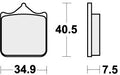 SBS Brake Pads Front for KTM 690 SM 2007 - 2011