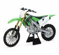 NEWRAY DIE CAST MODEL KAWASAKI KX450F 2019 GREEN AND BLACK, SCALE 1:6