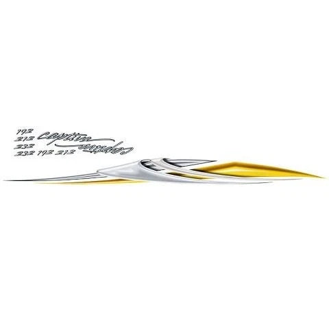 Rinker Boat Hull Decal Sticker 218613 - 192 - 212 - 232 Captiva 2004 STBD