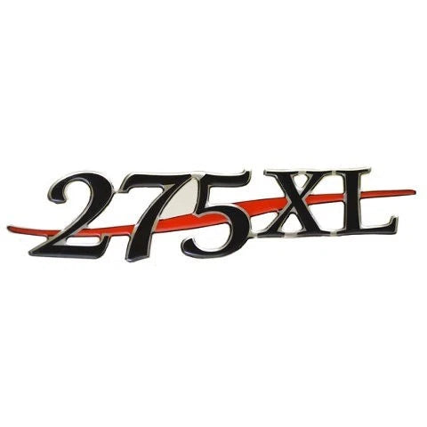 Stratos Boat Raised Decal 7D086 - 275 XL 2009 Black Red Silver