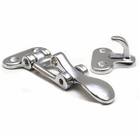 Ski Centurion Chrome Plated Brass Marine Boat Motor - Tool Box Latch