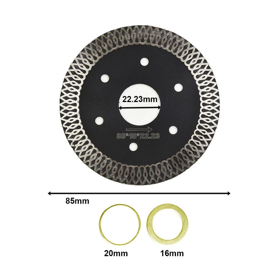 3.4inch/Diamon D Saw Blades 85MM/X-Teeth Circular Ultra-Thin Ceramic Cutting Tool