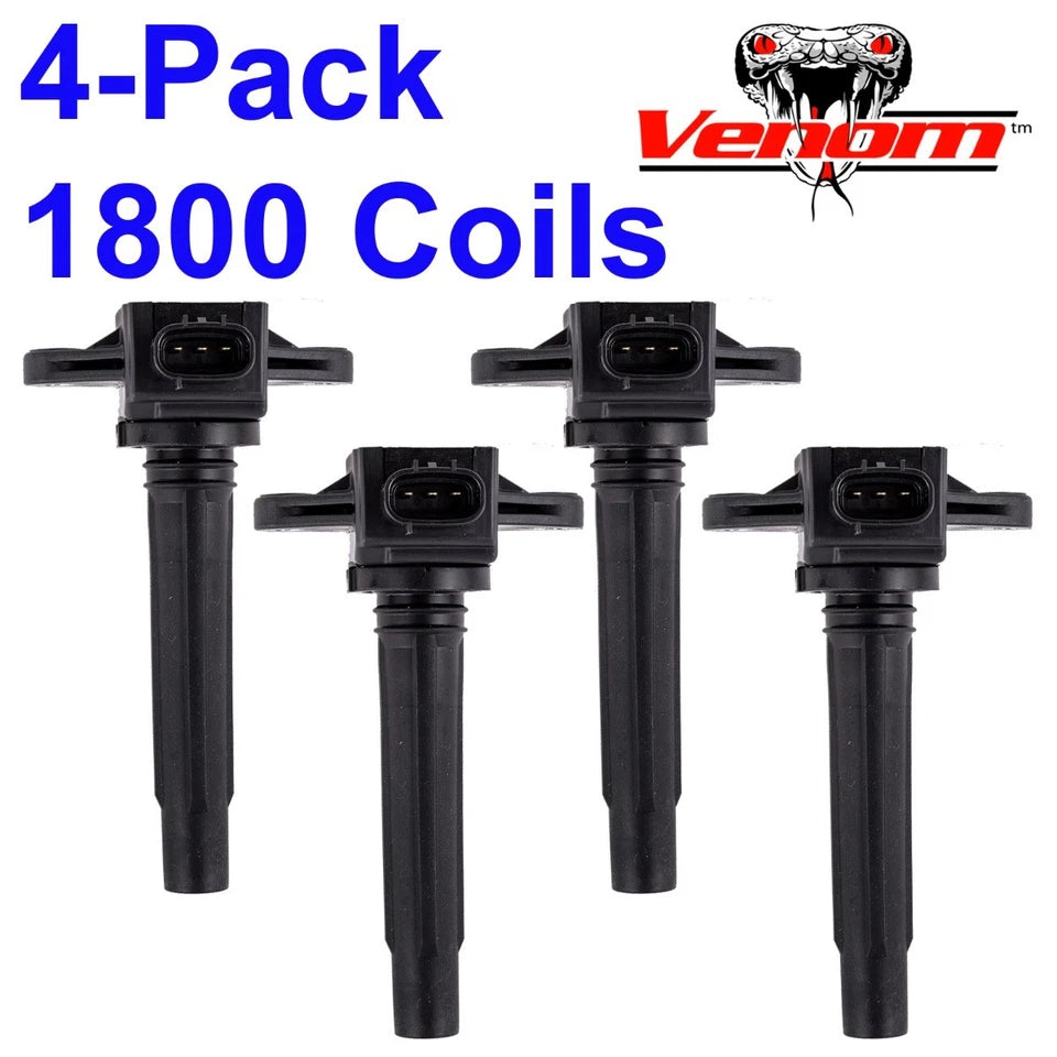 4-Pack Yamaha VENOM Ignition Coil 4-Stroke 1800 WaveRunner Boat 6S5-82310
