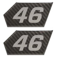 MasterCraft Raised Boat Decals 7502035 - X46 Gray Black 2014 (pair)