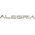 Doral Boat Alegria Logo Decal - Silver 30 X 2 7/8 Inch