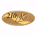 Larson Boat Emblem Decal Sticker 8624-2533 - 210 LXI 2001 Gold Black