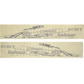 Axis Boat Hull Graphic Decal 5974612 - 92 1/2 Inch (set of 2)