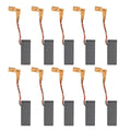 10 Pcs Brushes Different Sizes Carbon Brushes Kit for Electric Motor Repair Tool