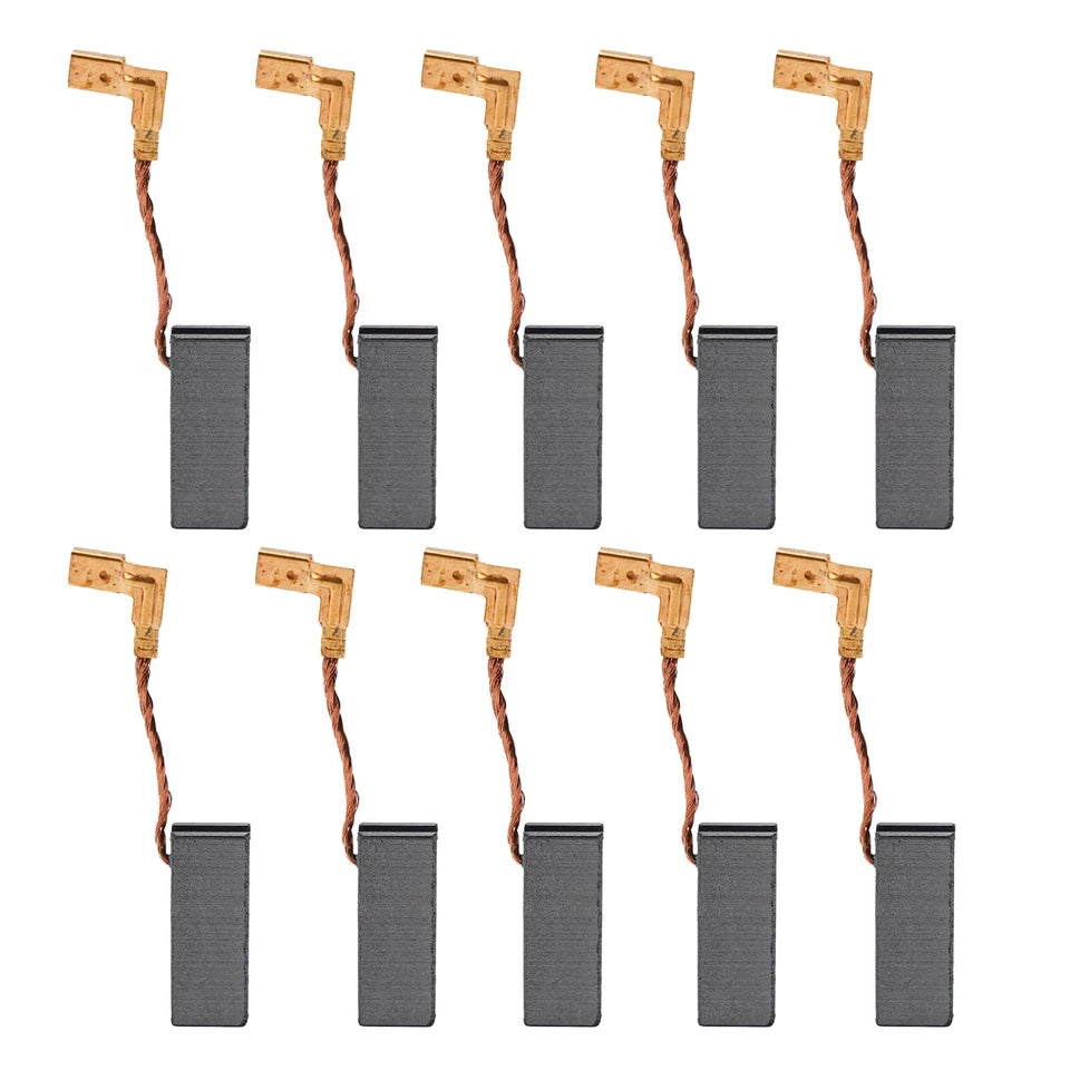 10 Pcs Brushes Different Sizes Carbon Brushes Kit for Electric Motor Repair Tool