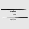 Sea Ray Boat Raised Decals 2080178 - 185 EX Sport Black Stickers (kit)