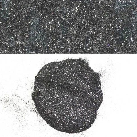 Stratos Boat Metal Glitter Flake 2510 - Coal Dust Gray (8 Oz)
