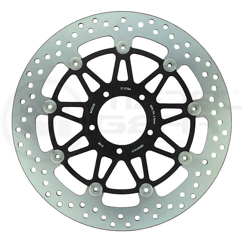 MG Front Left Brake Disc for Ducati 400 Scrambler Sixty2 2016-2020 (21-275-A-BK)