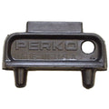 Perko Boat Gas Deck Plate Key 1247DP0BLK - 1 3/4 Inch Black Polymer