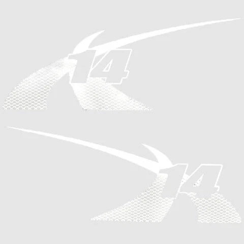 MasterCraft Boat Brand Decal 7501418 - X14 Glacier White (set of 2)